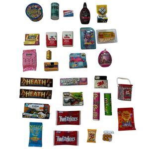Zuru Mini Brands Lot 31 Pieces Toys Food Snacks Candy RUBIX CUBE - KODAK ORAJEL